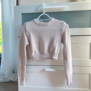 garage cropped cardigan